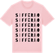 Pink Cotton t-shirt med Sifferbo ordlek t-shirt