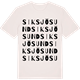 Vintage White t-shirt med Siksjösund ordlek t-shirt