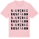 Pink Cotton t-shirt med Silverbergs fäbod ordlek t-shirt