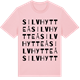 Pink Cotton t-shirt med Silvhytteå ordlek t-shirt
