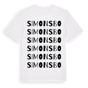 Simonsbo ordlek t-shirt – ekologisk bomull t-shirt från Pinshirt