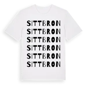 Sittbron ordlek t-shirt – ekologisk bomull t-shirt från Pinshirt