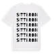 White t-shirt med Sittbron ordlek t-shirt