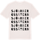Vintage White t-shirt med Sjöarbergssätern ordlek t-shirt