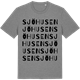 Mid Heather Gray t-shirt med Sjöhusen ordlek t-shirt