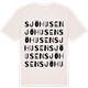 Vintage White t-shirt med Sjöhusen ordlek t-shirt