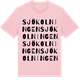 Pink Cotton t-shirt med Sjökolningen ordlek t-shirt