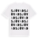 Sjövad ordlek t-shirt