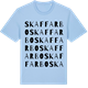 Blue Soul t-shirt med Skaffarbo ordlek t-shirt