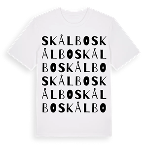Skålbo ordlek t-shirt – ekologisk bomull t-shirt från Pinshirt