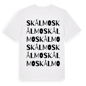 Skålmo ordlek t-shirt – ekologisk bomull t-shirt från Pinshirt