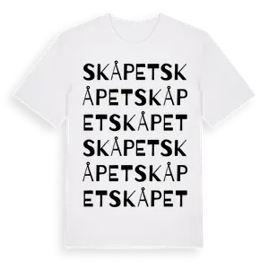 Skåpet ordlek t-shirt – ekologisk bomull t-shirt från Pinshirt