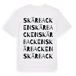 Skärbacken ordlek t-shirt – ekologisk bomull t-shirt från Pinshirt