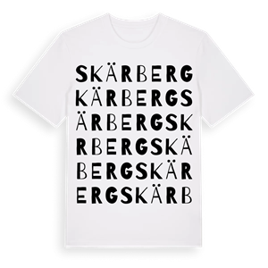 Skärberg ordlek t-shirt – ekologisk bomull t-shirt från Pinshirt