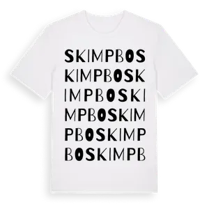 Skimpbo ordlek t-shirt – ekologisk bomull t-shirt från Pinshirt