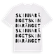 Skinnaränget ordlek t-shirt