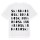 Skinnarbo ordlek t-shirt