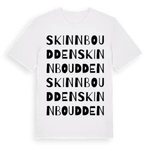 Skinnboudden ordlek t-shirt – ekologisk bomull t-shirt från Pinshirt