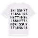Skisshyttan ordlek t-shirt