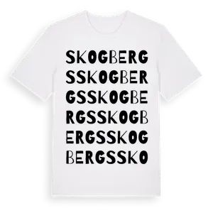 Skogbergs ordlek t-shirt – ekologisk bomull t-shirt från Pinshirt