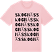 Pink Cotton t-shirt med Skognäs ordlek t-shirt