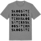 Mid Heather Gray t-shirt med Skogsätern ordlek t-shirt