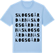 Blue Soul t-shirt med Skogsgårdarna ordlek t-shirt
