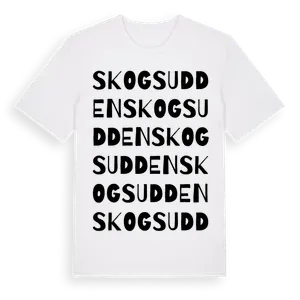 Skogsudden ordlek t-shirt – ekologisk bomull t-shirt från Pinshirt