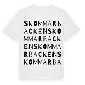 Skommarbacken ordlek t-shirt – ekologisk bomull t-shirt från Pinshirt