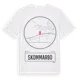 White t-shirt med Skommarbo t-shirt