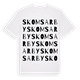 Skomsarby ordlek t-shirt