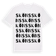 White t-shirt med Sköns ordlek t-shirt