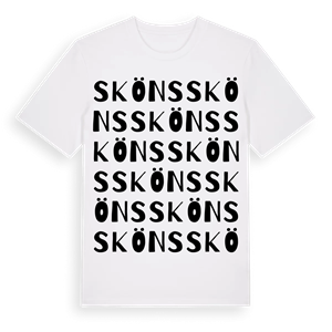 Sköns ordlek t-shirt – ekologisk bomull t-shirt från Pinshirt