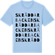 Blue Soul t-shirt med Skräddarbacken ordlek t-shirt