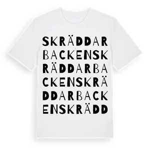 Skräddarbacken ordlek t-shirt – ekologisk bomull t-shirt från Pinshirt