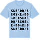 Blue Soul t-shirt med Skräddarbo ordlek t-shirt