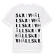 Skrivhäll ordlek t-shirt