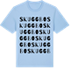 Blue Soul t-shirt med Skuggbo ordlek t-shirt
