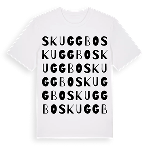 Skuggbo ordlek t-shirt – ekologisk bomull t-shirt från Pinshirt