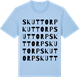 Blue Soul t-shirt med Skuttorp ordlek t-shirt