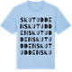 Blue Soul t-shirt med Skutudden ordlek t-shirt