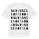 Skvasselbo fäbodar ordlek t-shirt