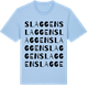 Blue Soul t-shirt med Slaggen ordlek t-shirt
