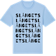 Blue Soul t-shirt med Slånget ordlek t-shirt