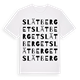 White t-shirt med Slätberget ordlek t-shirt