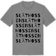 Mid Heather Gray t-shirt med Slätmossen ordlek t-shirt