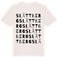 Vintage White t-shirt med Slättberg ordlek t-shirt