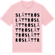 Pink Cotton t-shirt med Slättrö ordlek t-shirt