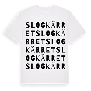 Slogkärret ordlek t-shirt – ekologisk bomull t-shirt från Pinshirt