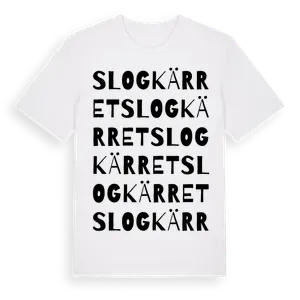 Slogkärret ordlek t-shirt – ekologisk bomull t-shirt från Pinshirt